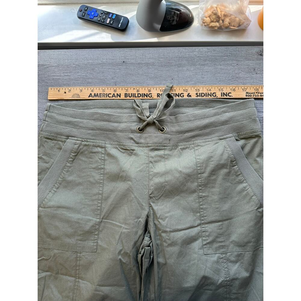 NWT XCVI Wearables Jules Pant Green L Ruched Ankles Travel - Picture 7 of 11